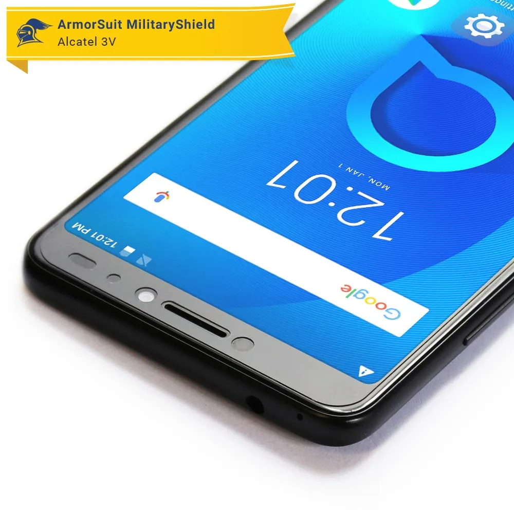 [2 Pack] Alcatel 3V Matte Case Friendly Screen Protector