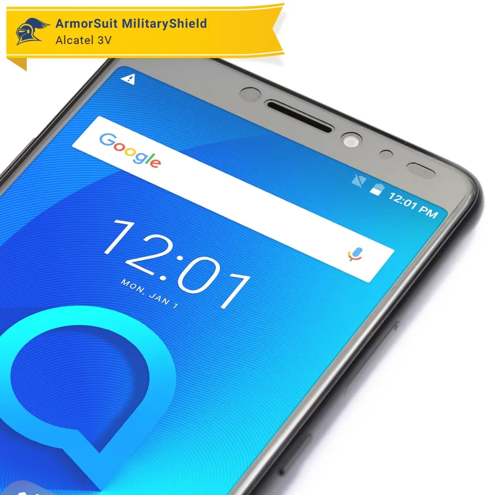 [2 Pack] Alcatel 3V Matte Case Friendly Screen Protector