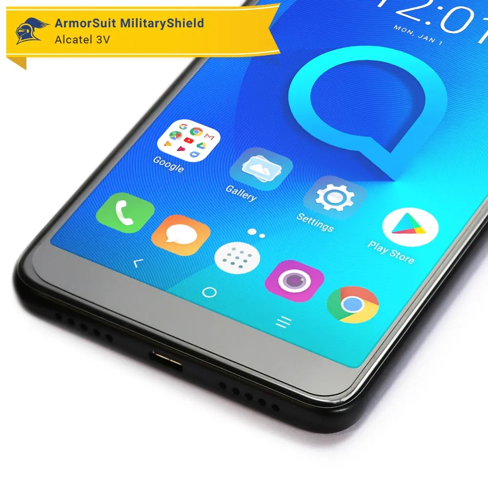 [2 Pack] Alcatel 3V Matte Case Friendly Screen Protector