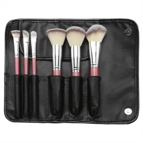 6 PCS Makeup Brush Professional Foundation Face Powder Brushes Set   Makeup Carrying Bag