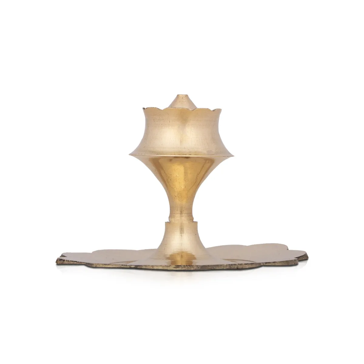 Agarbathi Stand - 2 x 2 Inches | Kamal Design Brass Incense Holder for Pooja/ 30 Gms Approx