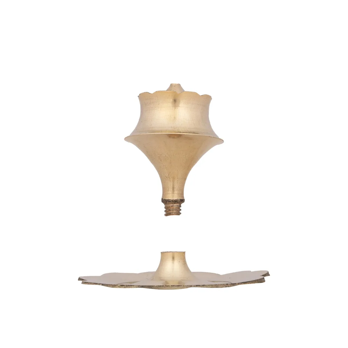 Agarbathi Stand - 2 x 2 Inches | Kamal Design Brass Incense Holder for Pooja/ 30 Gms Approx