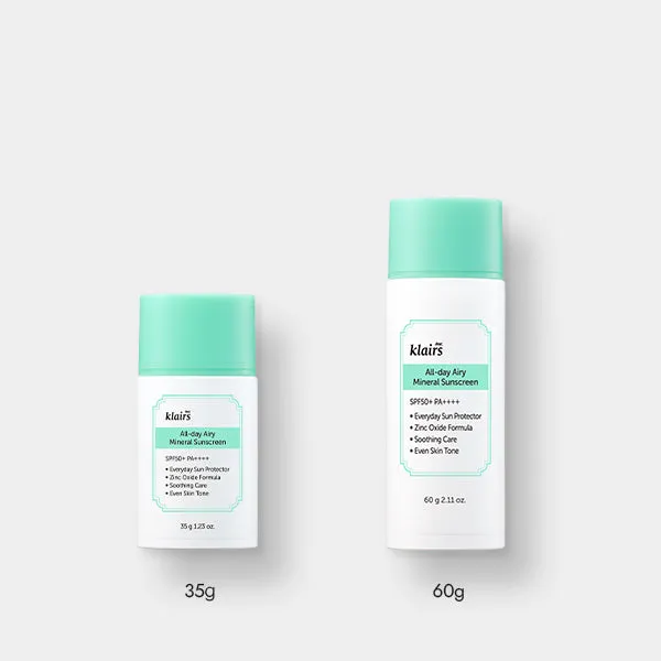 All-day Airy Mineral Sunscreen