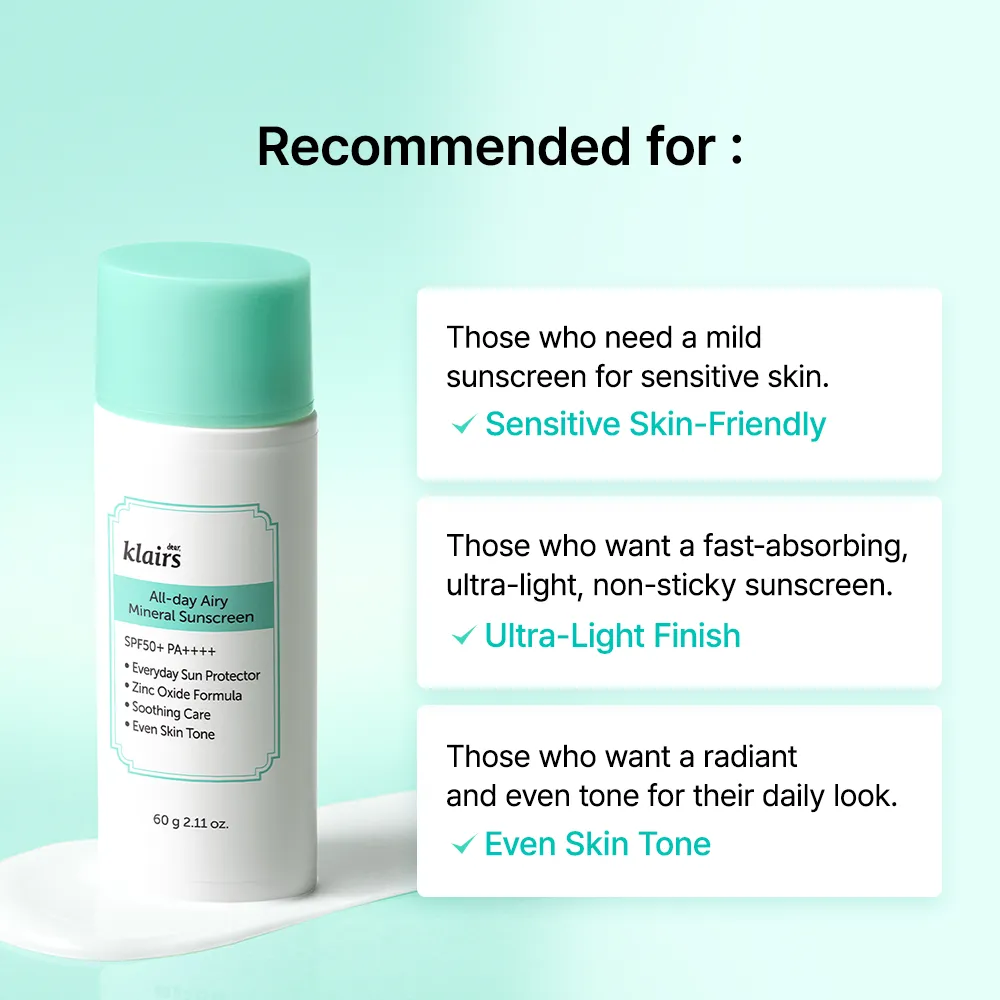 All-day Airy Mineral Sunscreen