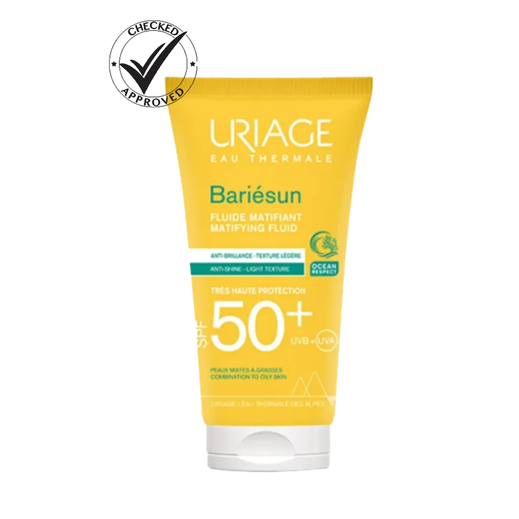 Bariesun Mat SPF50  Sunscreen Fluid for combination to oily skin- 50ml- Uriage