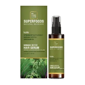 Be.Care.Love Superfoods Kale Damage Detox Leave-In Hair Serum 2 oz