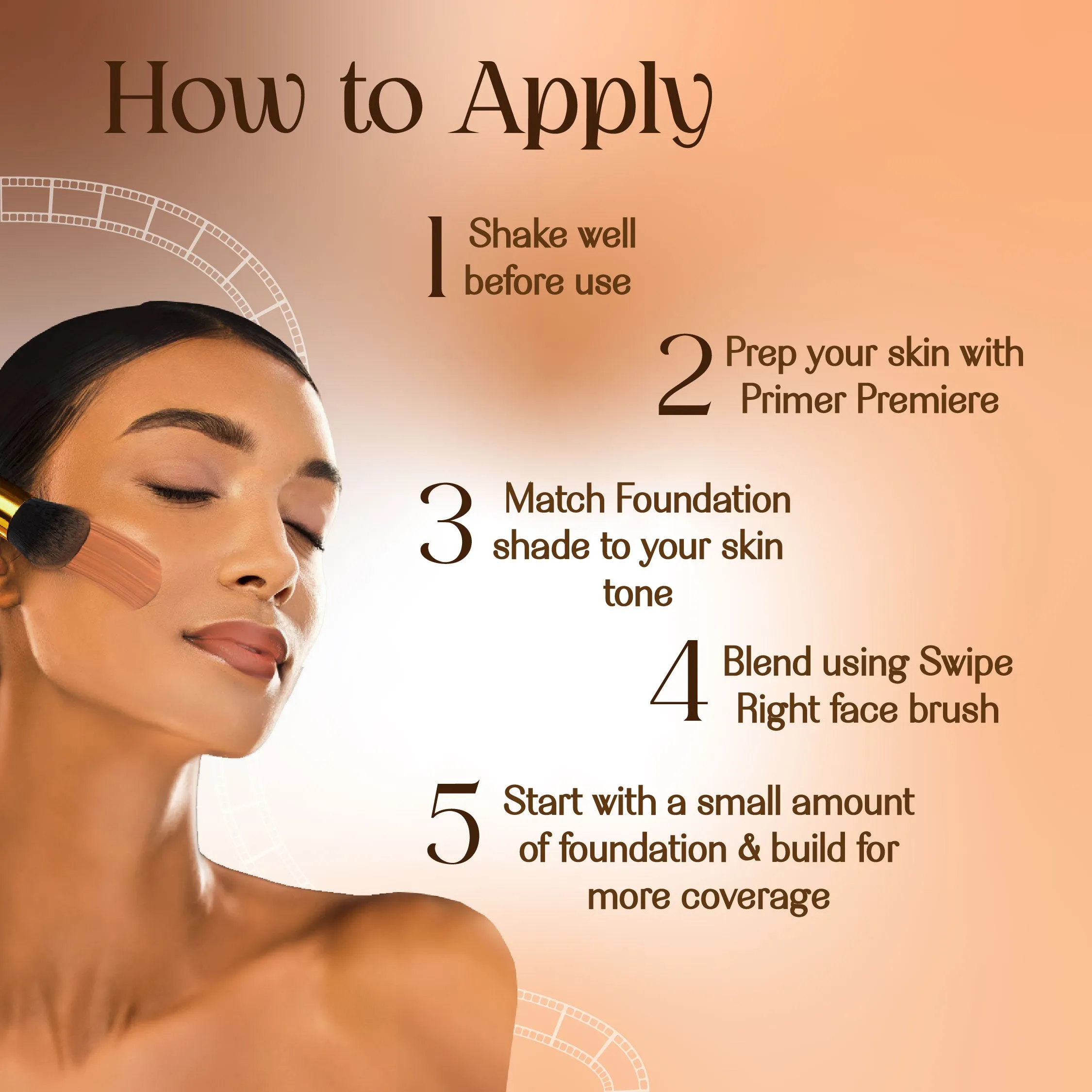 Beige Boulevard- Lights Camera Foundation  4K Matte Finish