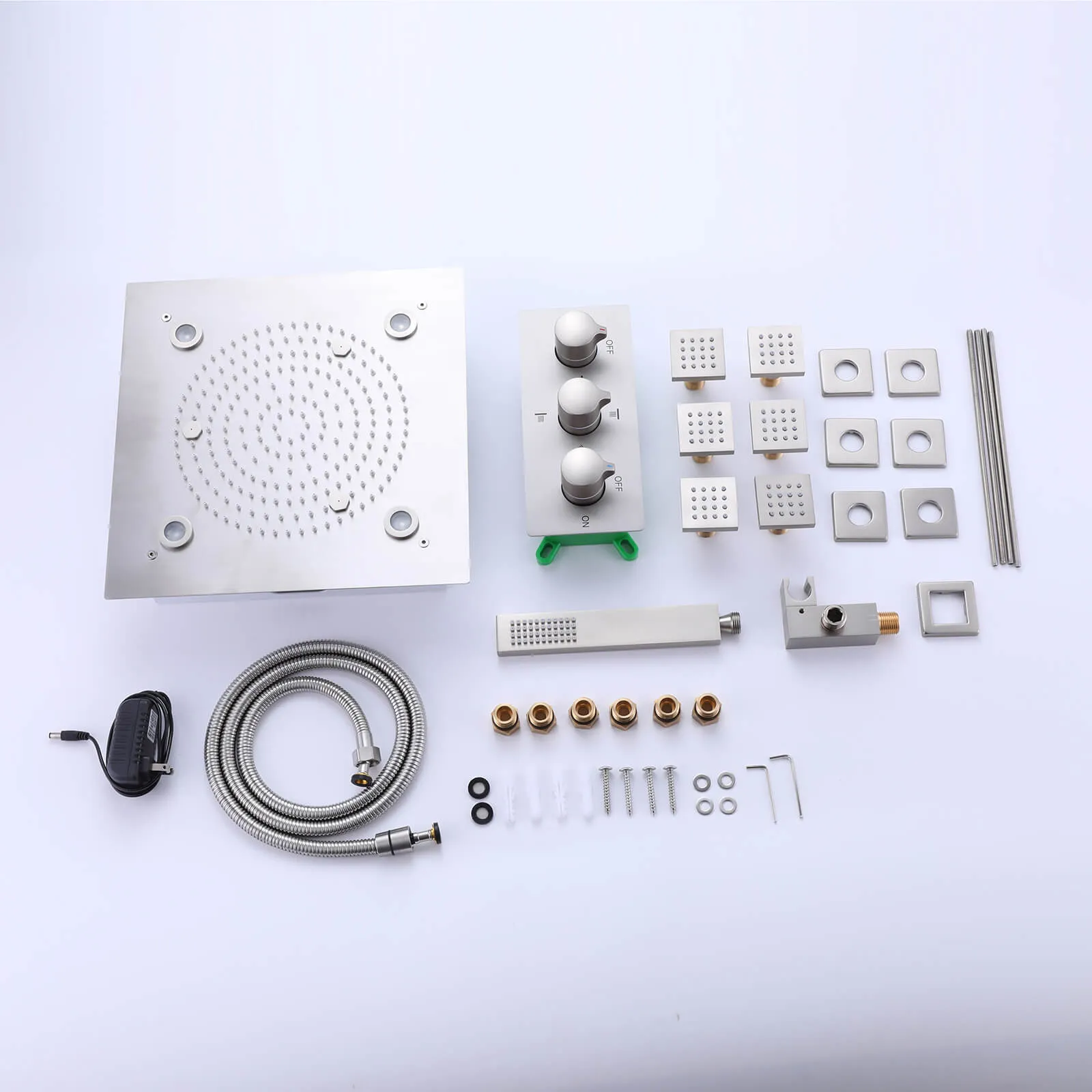 Body Massage LED Shower Head Set with Handheld Shower RB0816
