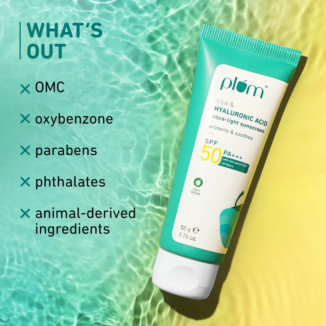 Cica & Hyaluronic Acid SPF 50 PA    Sunscreen