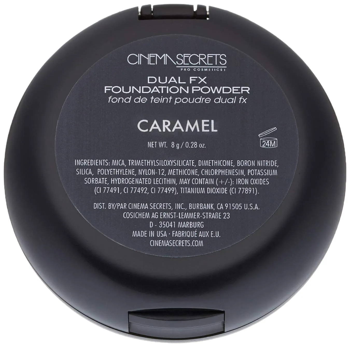CINEMA SECRETS Pro Cosmetics Dual Fx Foundation Powder, Caramel