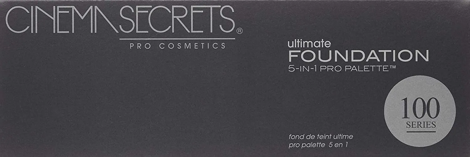 CINEMA SECRETS Pro Cosmetics Ultimate Foundation 5-In-1 Pro Palette, 100 Series