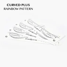 Deluxe Brows® Brow Mapping Sticky Rulers with Pattern