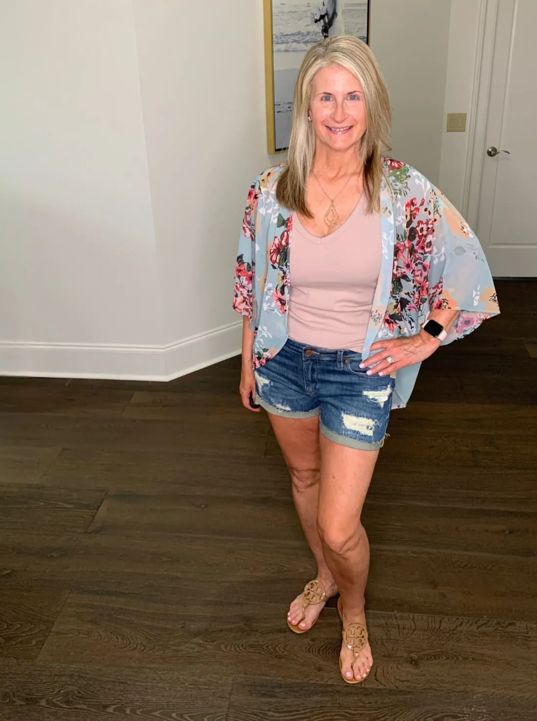 Floral Chiffon Kimono - old