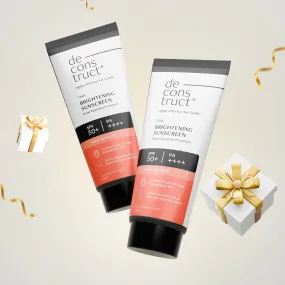 Fluid Brightening Sunscreen Combo with spf 50  - Prevents Tanning & Provides a Brightening effect