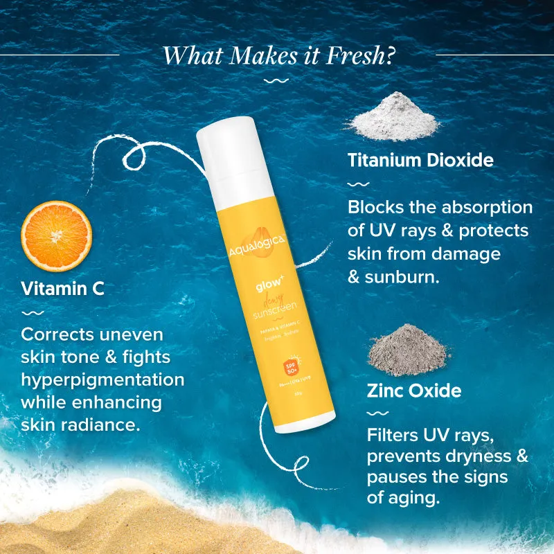 Glow  Dewy Sunscreen - 50g