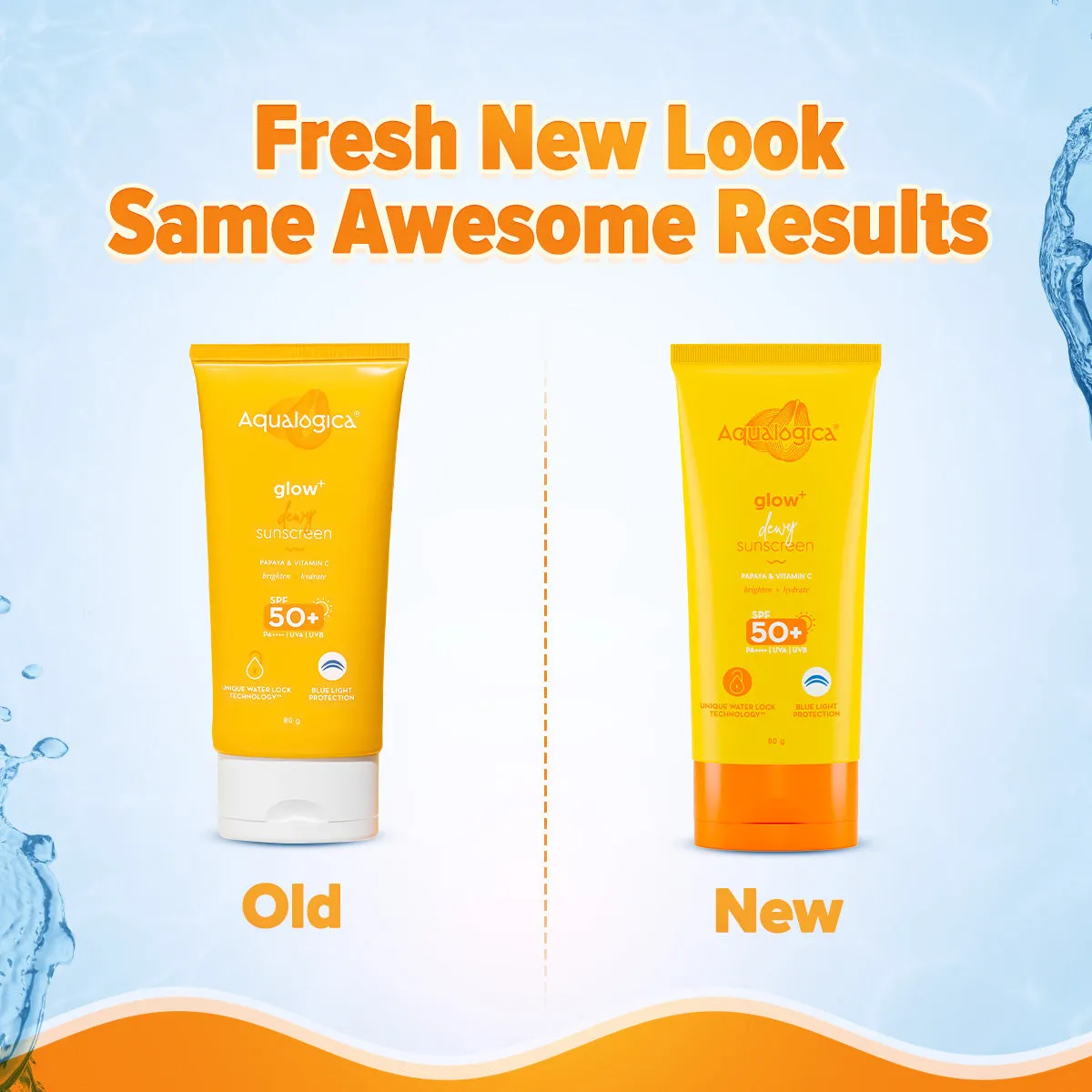 Glow  Dewy Sunscreen 80g - Pack of 2