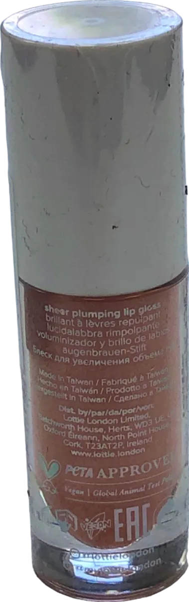 Lottie London Plumped AF Sheer Plumping Lip Gloss Baddie Pink
