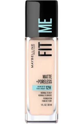 MAYBELLINE Fit Me Matte   Poreless كريم الأساس خفيف الوزن من ميبيلين فت مي