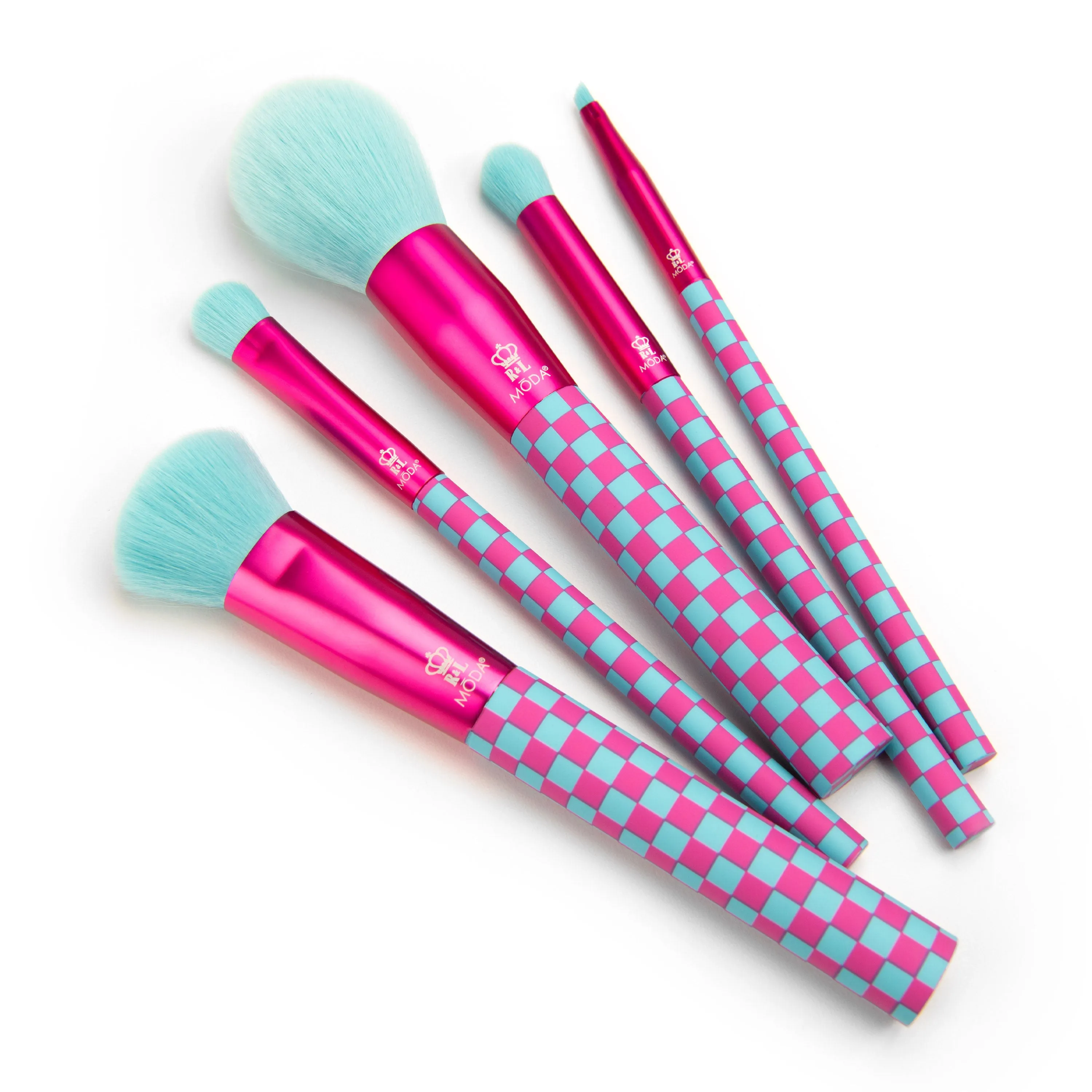 MŌDA® Check Me Out, Pink & Blue 5pc Kit