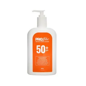 Pro Bloc Sunscreen 50   SPF 500ml pump bottle
