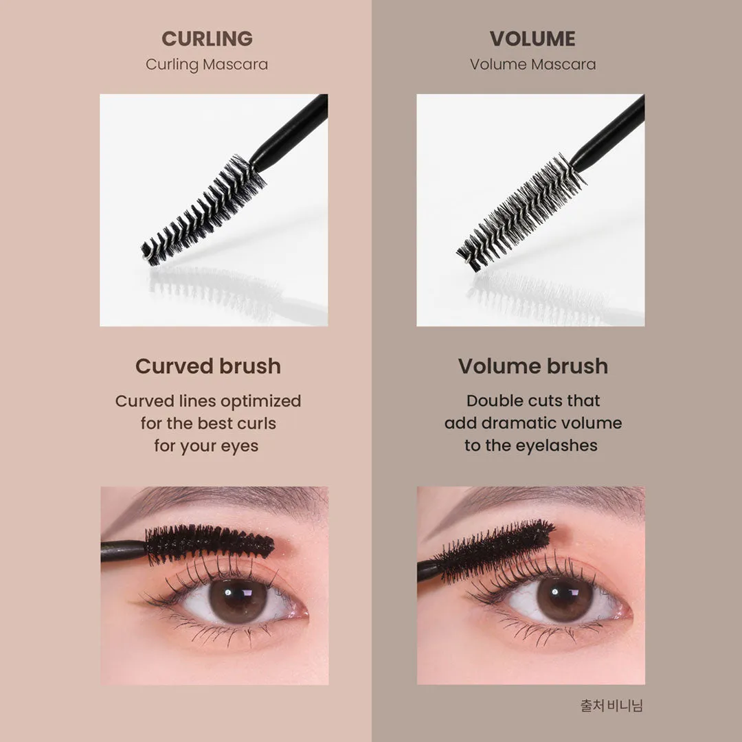 [SET]  Dailism Smudge Stop Mascara Curling 9g/0.32oz*2