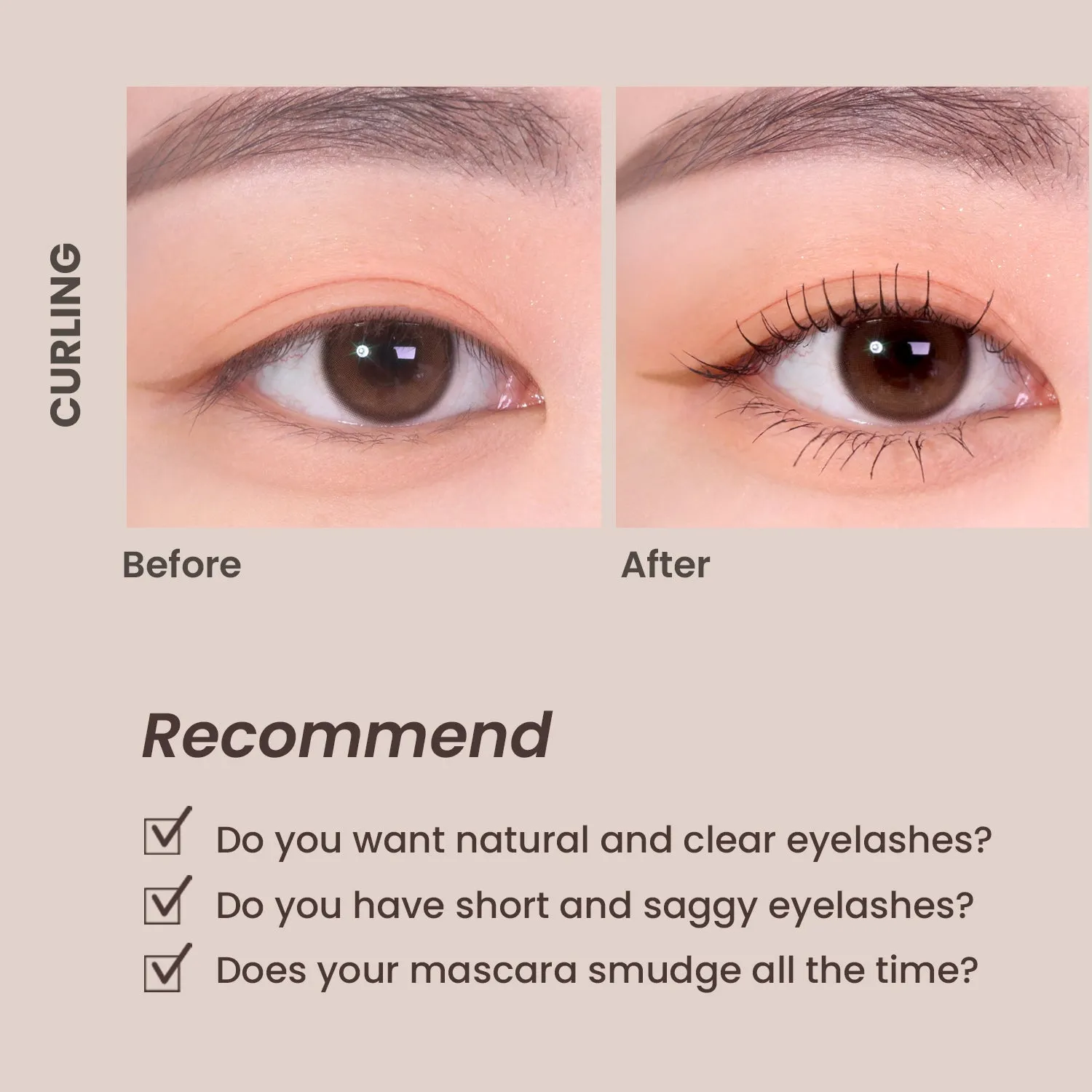 [SET]  Dailism Smudge Stop Mascara Curling 9g/0.32oz*2