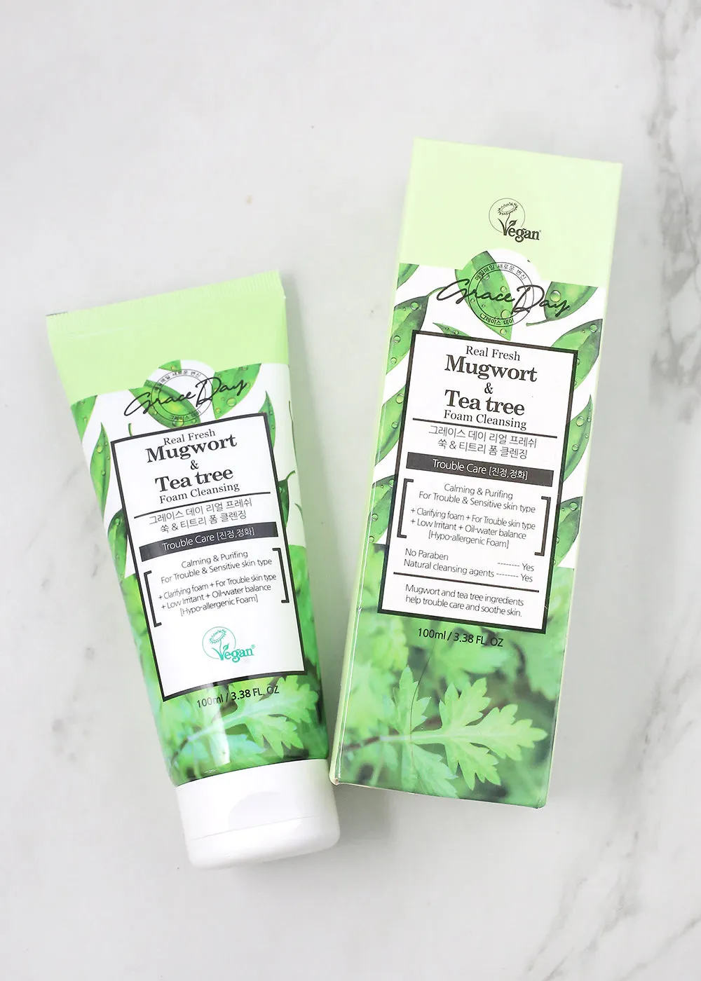 SINDO Graceday Real Fresh Mugwort & Teatree Foam Cleanser