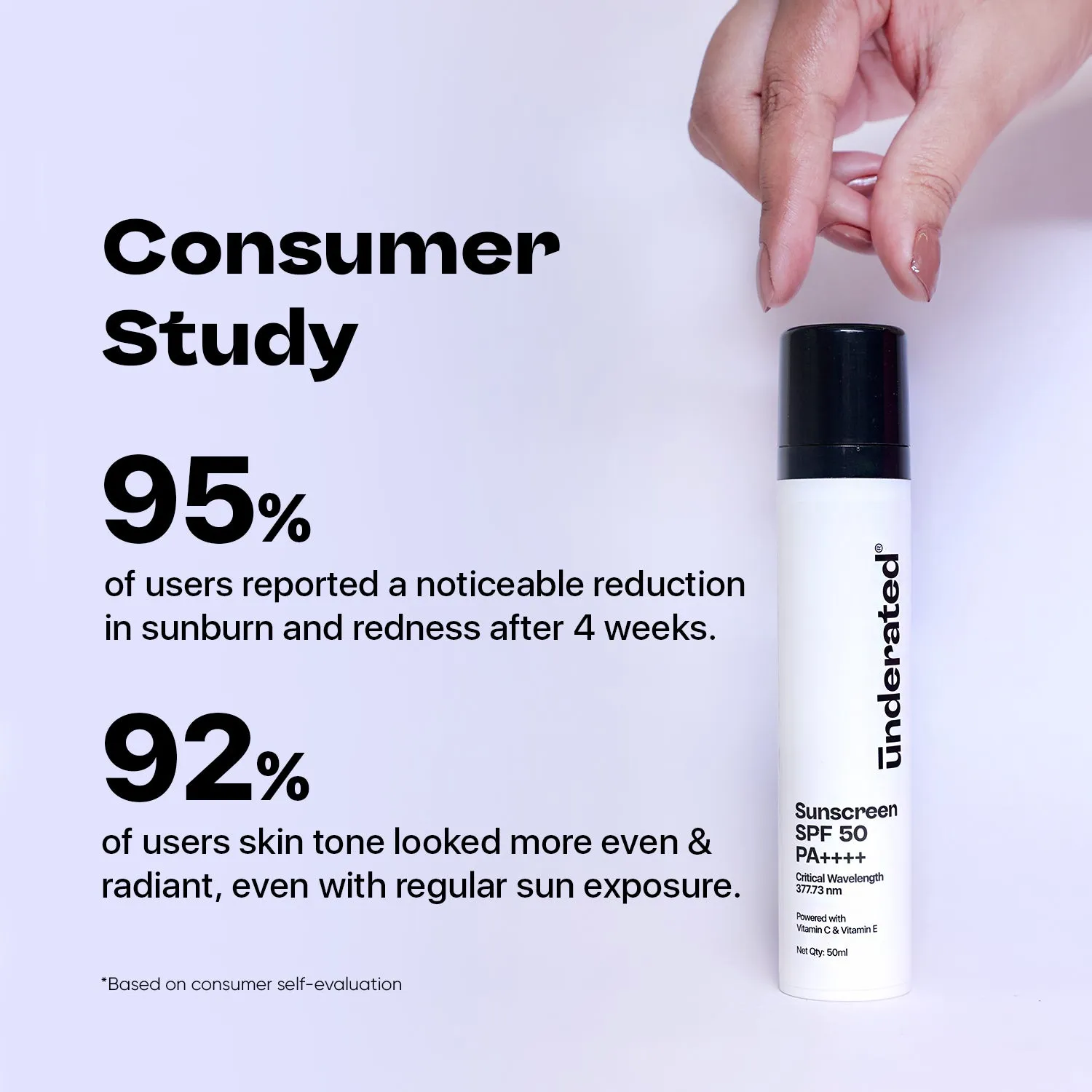Sunscreen SPF 50 PA     - 50ml | For Broad UV A, UV B & Blue Light Protection