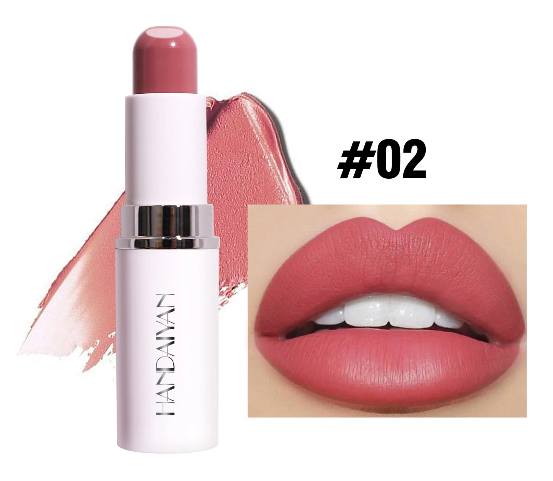 Two-in-One Matte Moisturizing Lipstick