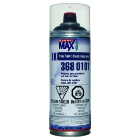 USC 3680102 Spray Max 1K Aerosol Trim Paint - Satin Black