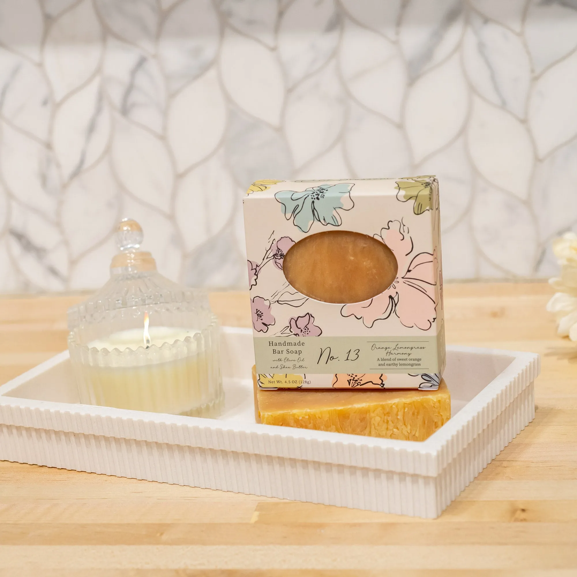 Wild Blossom Soap No. 13 - Orange Lemongrass Harmony