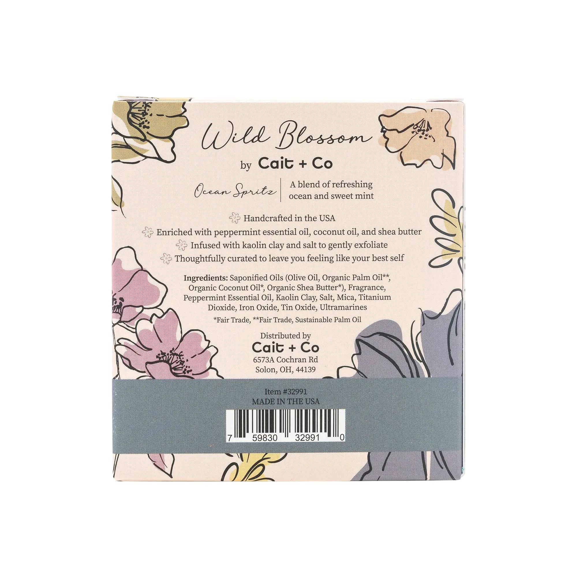 Wild Blossom Soap No. 22 - Ocean Spritz